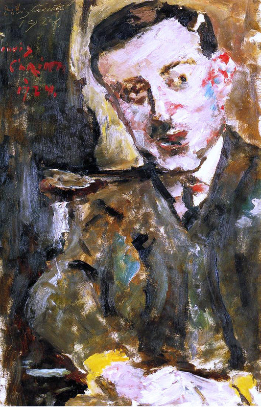  Lovis Corinth Portrait of Dr. Arthur Rosin in a Chair - Canvas Print