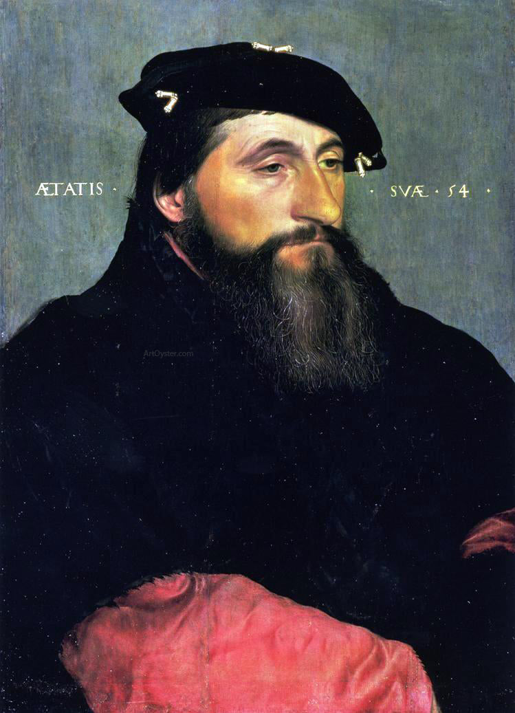  The Younger Hans Holbein Portrait of Duke Antony the Good of Lorraine - Canvas Print