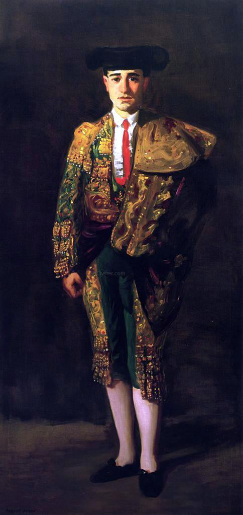  Robert Henri Portrait of El Matador, Felix Asiego - Canvas Print
