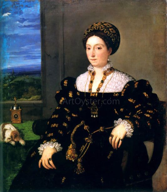  Titian Portrait of Eleonora Gonzaga della Rovere - Canvas Print