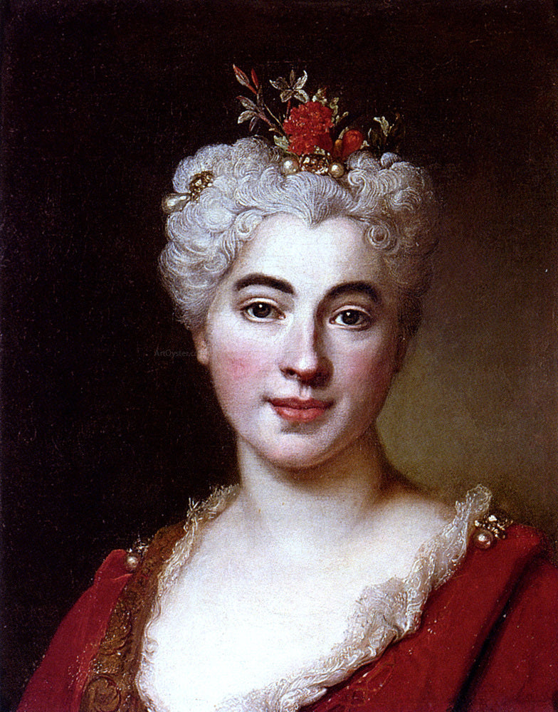  Nicolas De Largilliere Portrait Of Elisabeth - Marguerite, The Artist's Daughter - Canvas Print
