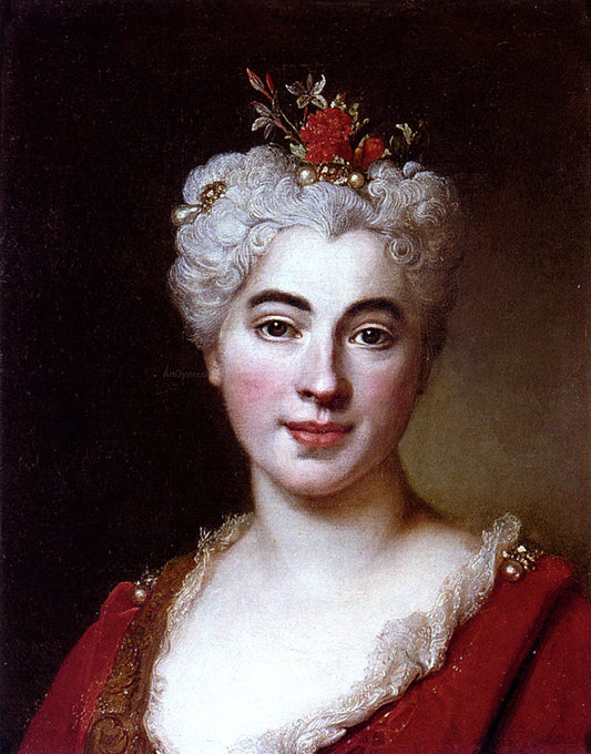  Nicolas De Largilliere Portrait Of Elisabeth - Marguerite, The Artist's Daughter - Canvas Print