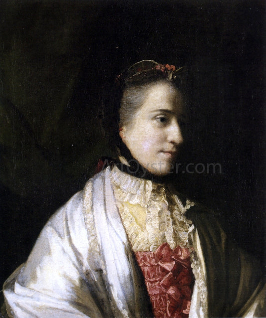  Sir Joshua Reynolds Portrait of Emma, Countess of Mount Edgcumbe - Canvas Print