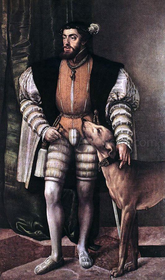  Jacob Seisenegger Portrait of Emperor Charles V - Canvas Print