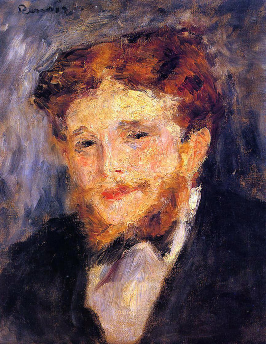  Pierre Auguste Renoir Portrait of Eugene Pierre Lestringuez - Canvas Print