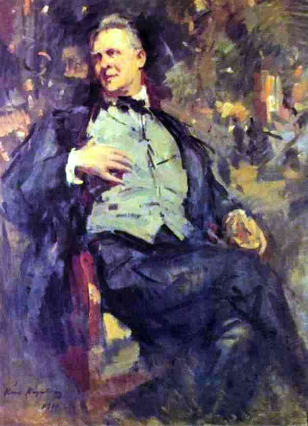  Constantin Alexeevich Korovin Portrait of Fedor Chaliapin - Canvas Print