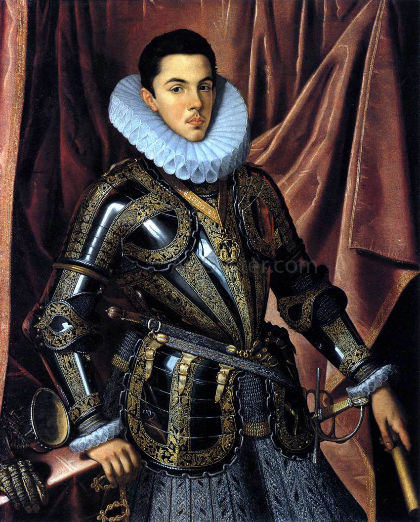  Juan Pantoja De La Cruz Portrait of Felipe Manuel, Prince of Savoya - Canvas Print