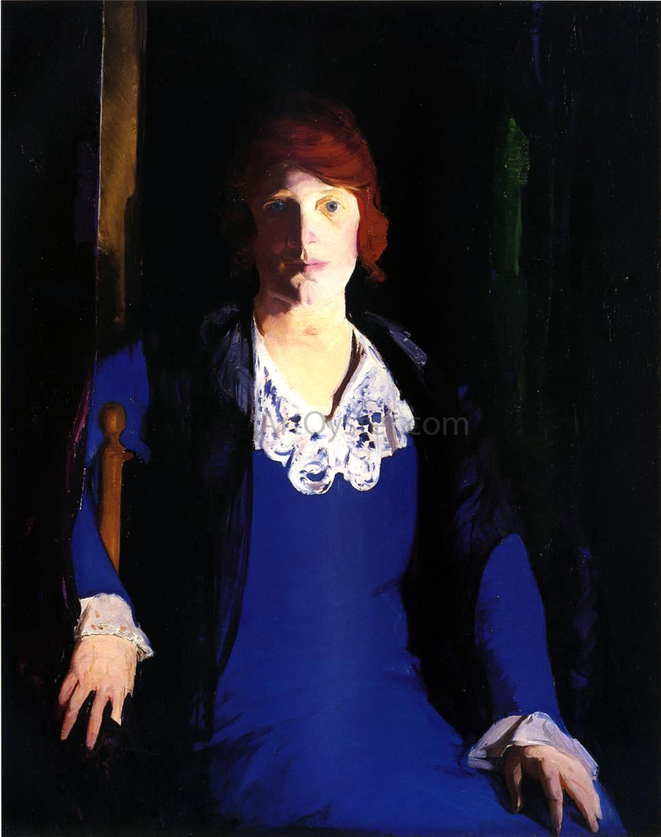  George Wesley Bellows Portrait of Florence Pierce - Canvas Print