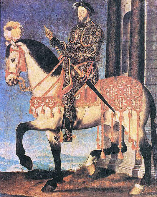  Francois Clouet Portrait of Francis I, King of France - Canvas Print