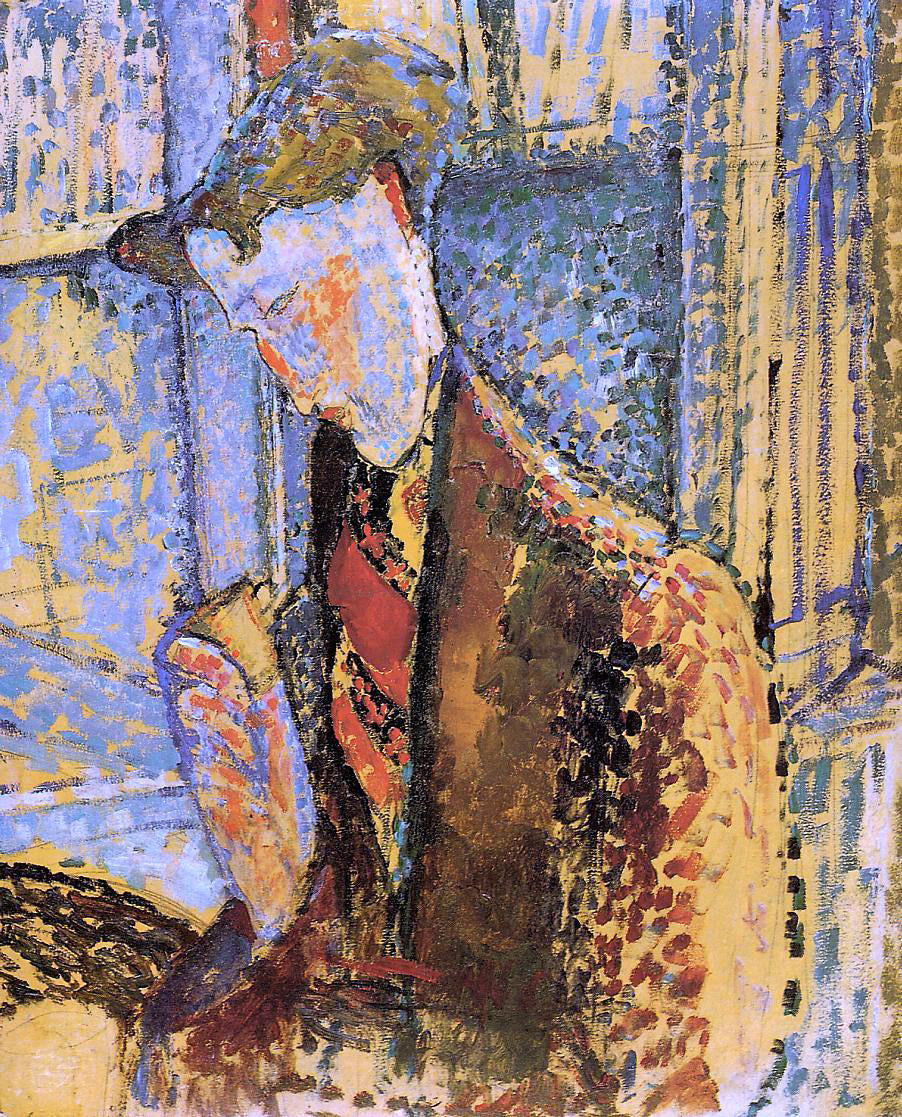  Amedeo Modigliani Portrait of Frank Burty Haviland - Canvas Print