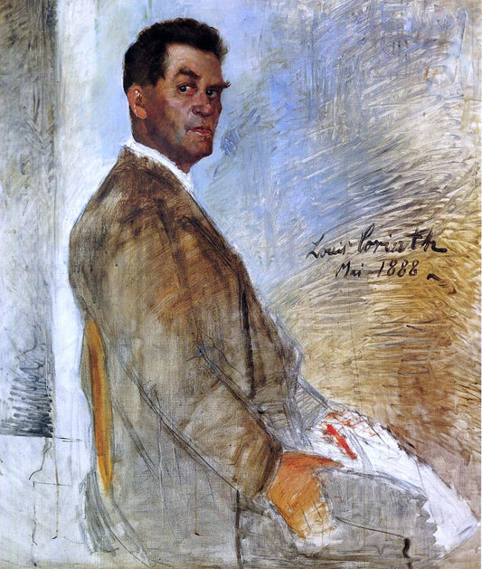  Lovis Corinth Portrait of Franz Heinrich Corinth (unfinished) - Canvas Print