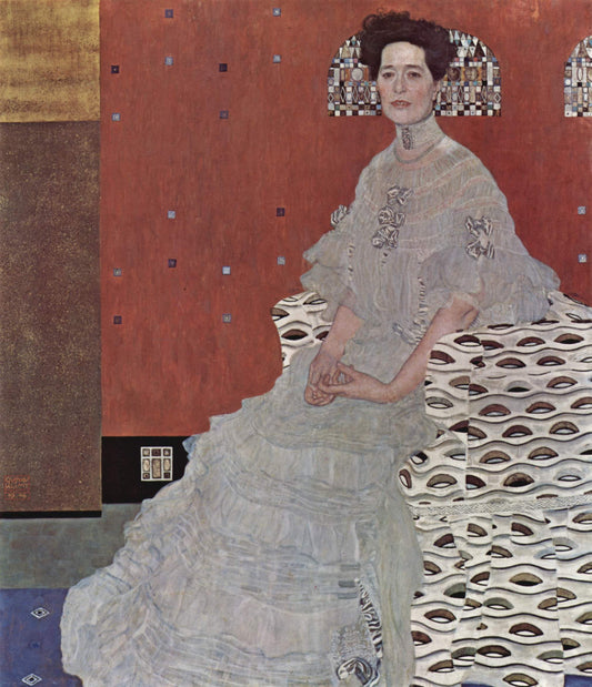  Gustav Klimt Portrait of Fritsa Reidler - Canvas Print