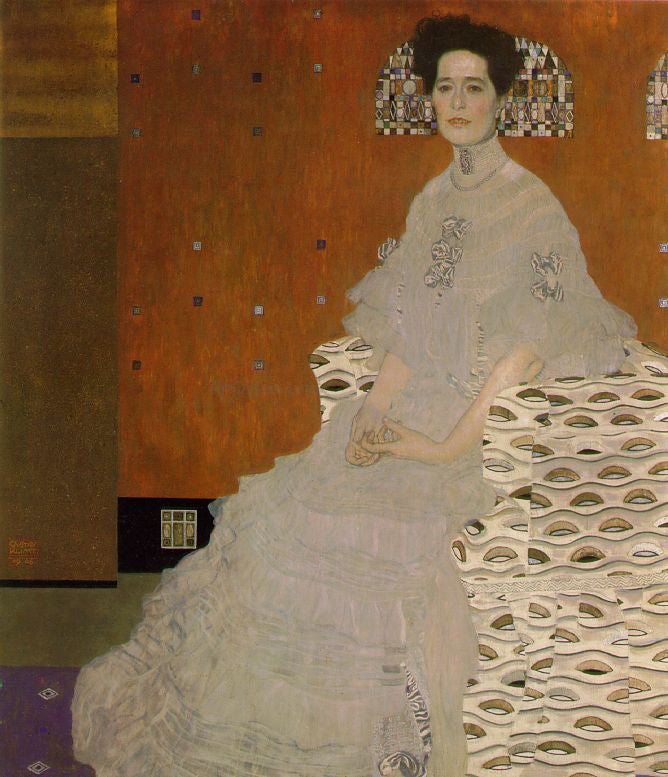  Gustav Klimt A Portrait of Fritsa Reidler - Canvas Print