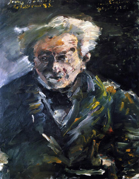  Lovis Corinth Portrait of Georg Brandes - Canvas Print