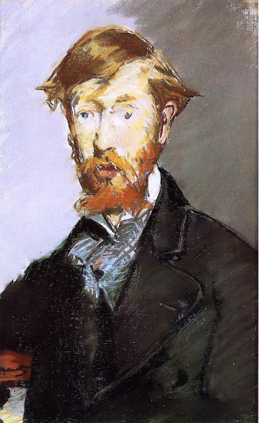  Edouard Manet Portrait of George Moore - Canvas Print