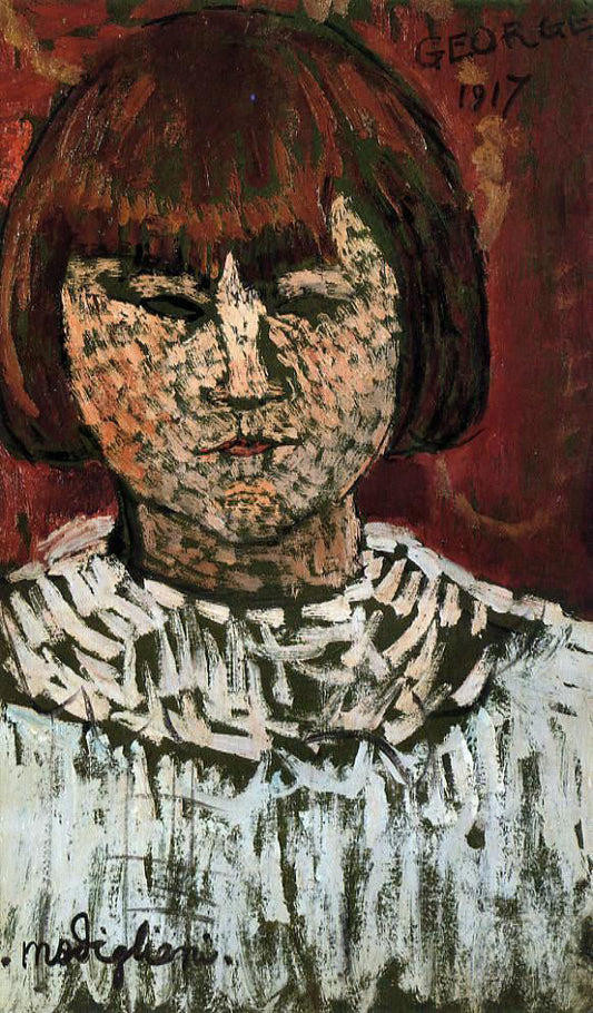  Amedeo Modigliani Portrait of George Ortiz - Canvas Print