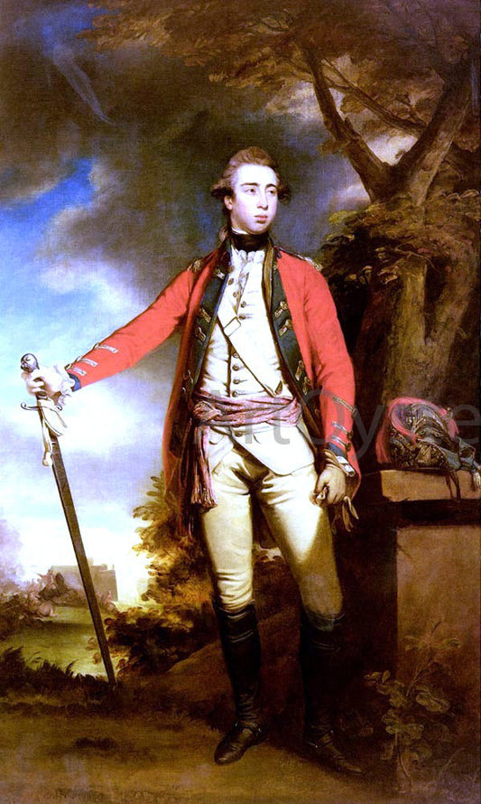  Sir Joshua Reynolds Portrait Of George Townshend, Lord Ferrers - Canvas Print