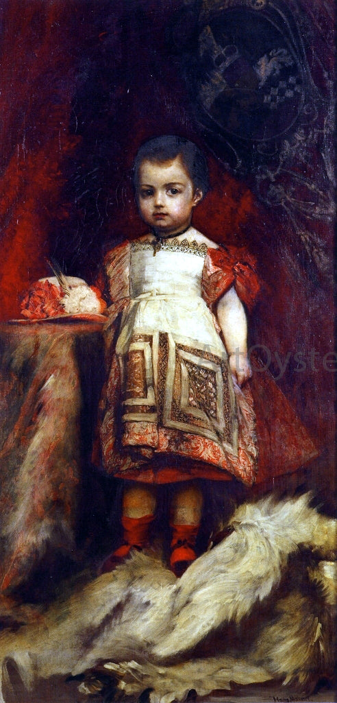  Hans Makart Portrait of Gottfried Prinz zu Hohenlohe Schillingsfurst - Canvas Print