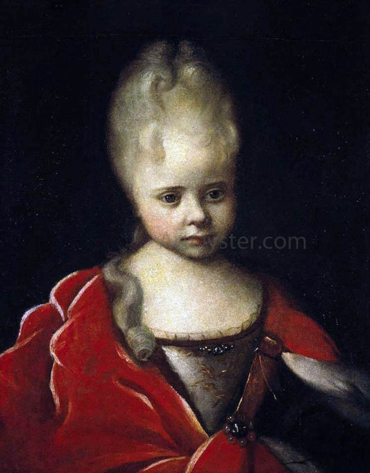  Ivan Nikitich Nikitin Portrait of Grand Duchess Yelizaveta Petrovna as a Child - Canvas Print