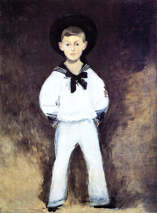  Edouard Manet Portrait of Henry Bernstein as a Child - Canvas Print