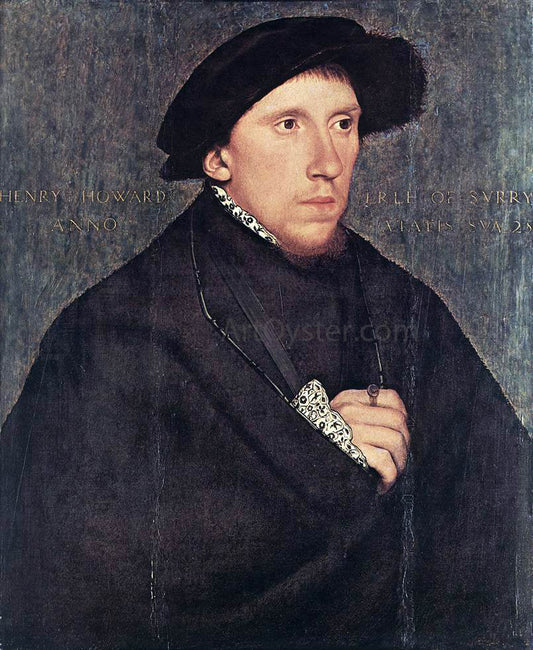  The Younger Hans Holbein Portrait of Henry Howard, the Earl of Surrey - Canvas Print