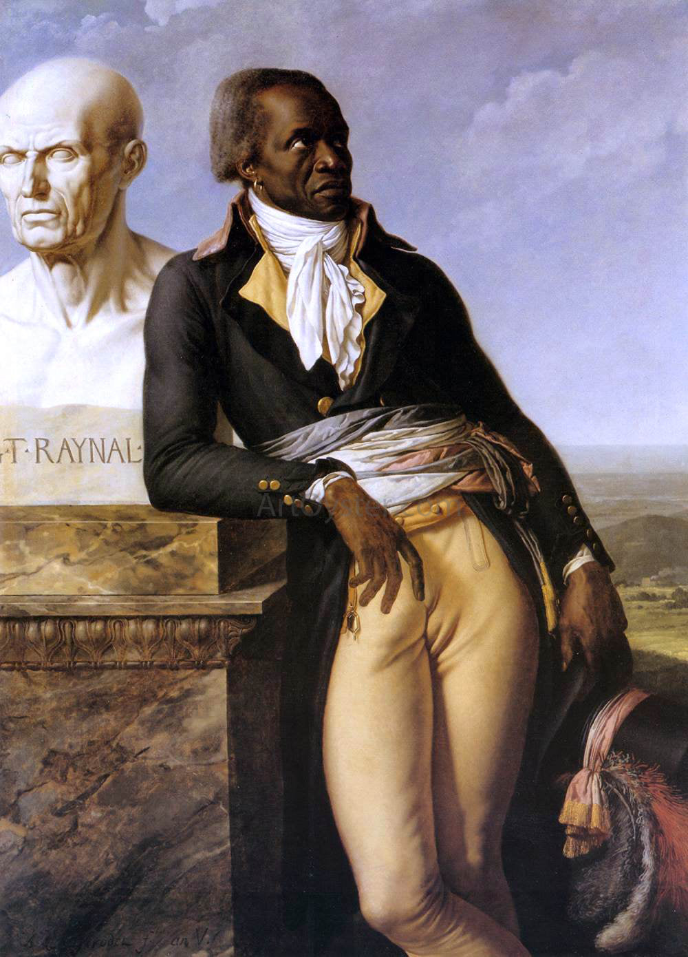 Anne-Louis Girodet De Roucy-Triosson Portrait of J. B. Belley, Deputy for Saint-Domingue - Canvas Print