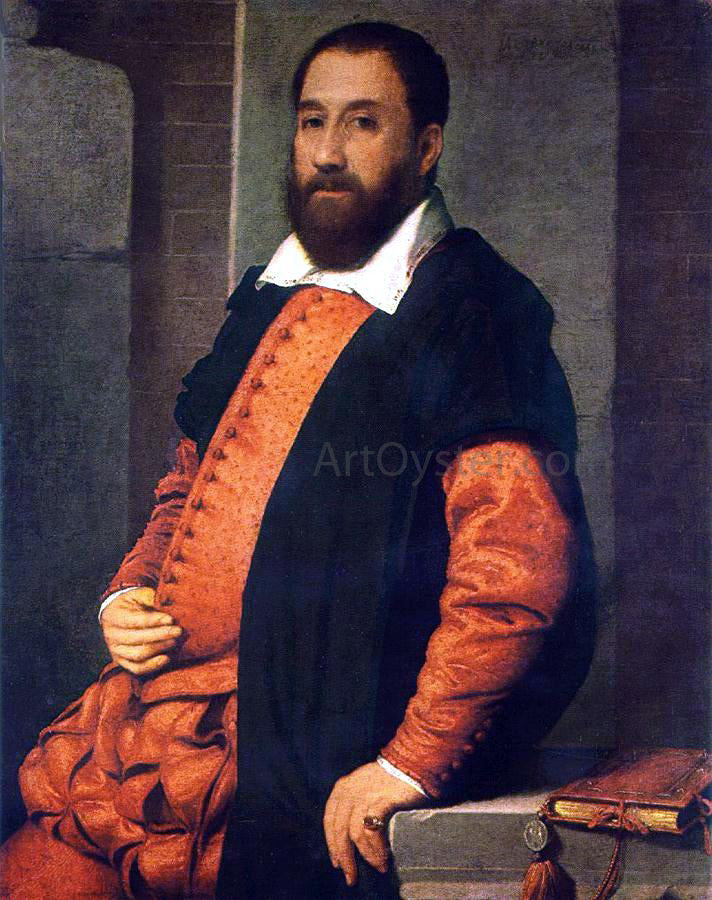  Giovanni Battista Moroni Portrait of Jacopo Foscarini - Canvas Print