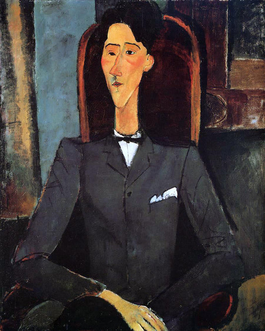  Amedeo Modigliani Portrait of Jean Cocteau - Canvas Print