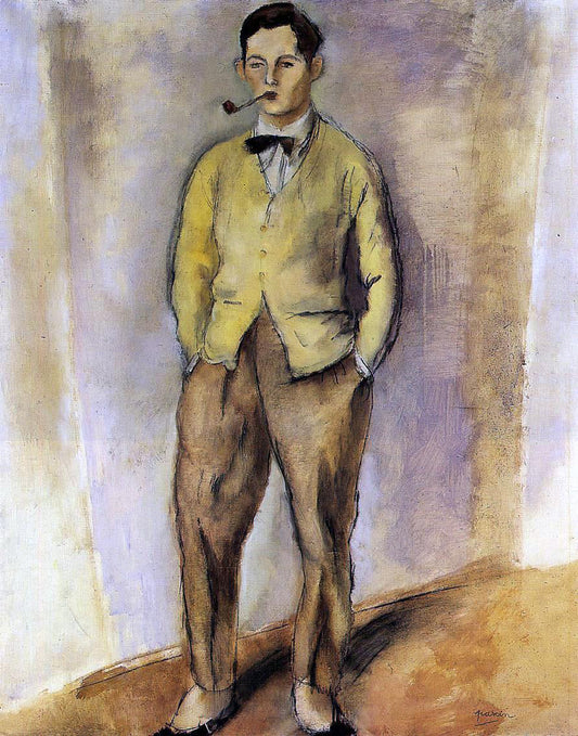  Jules Pascin Portrait of Jean Oberle - Canvas Print