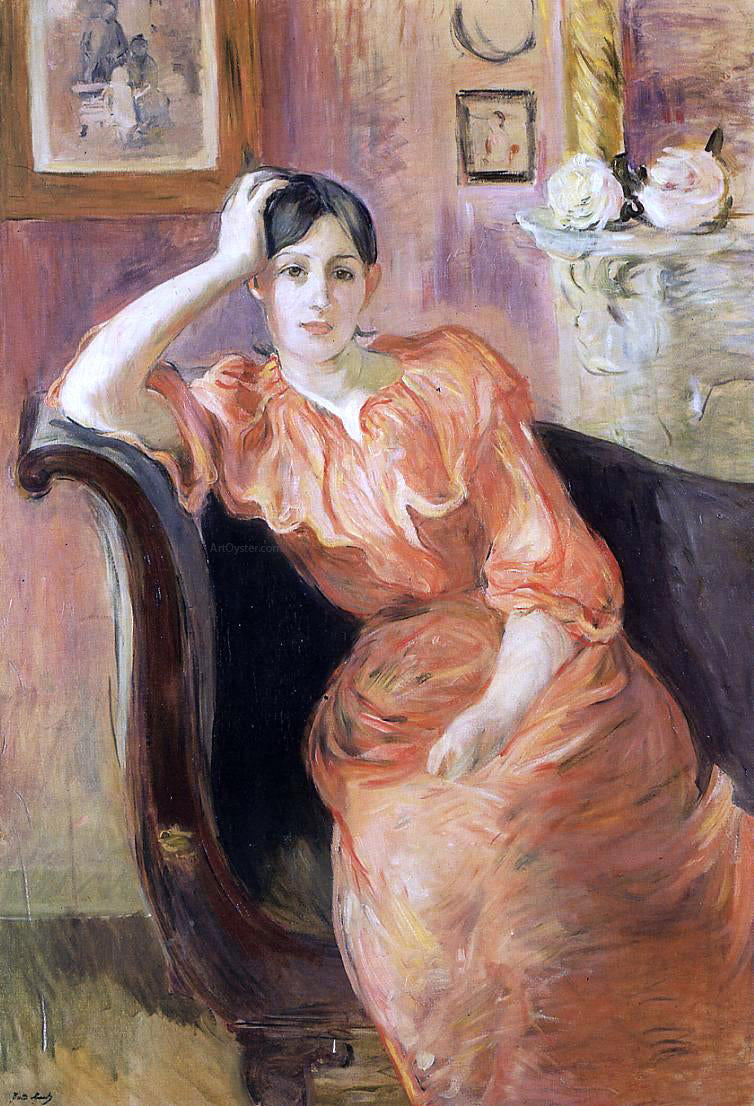  Berthe Morisot Portrait of Jeanne Pontillon - Canvas Print