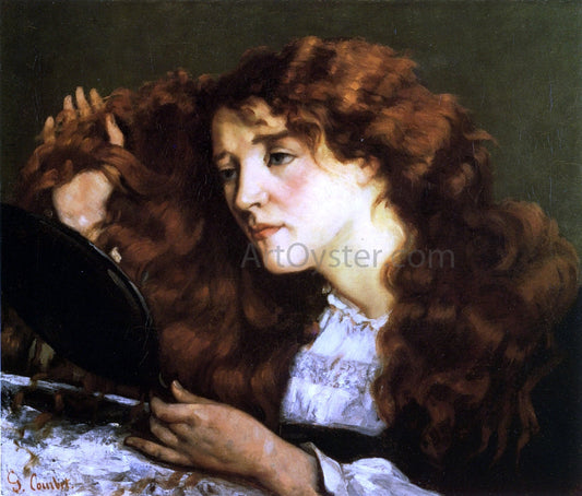  Gustave Courbet Portrait of Jo, the Beautiful Irish Woman - Canvas Print