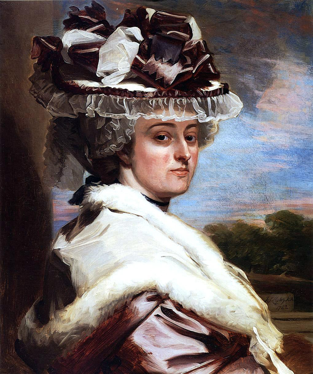  John Singleton Copley Portrait of Letitia F. Balfour - Canvas Print