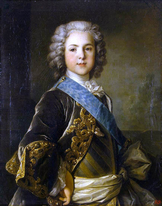 Louis Tocque Portrait of Louis, Grand Dauphin of France - Canvas Print