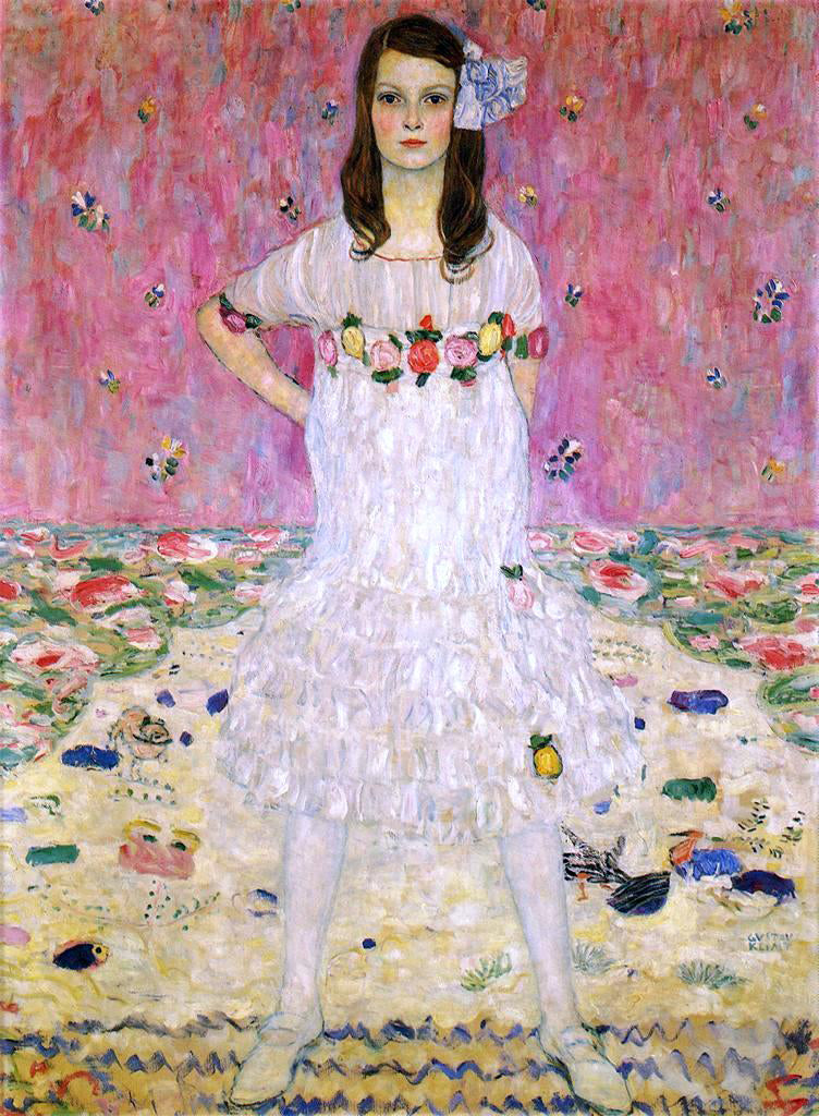  Gustav Klimt Portrait of Meda Primavesi - Canvas Print