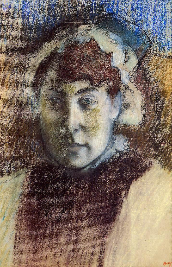  Edgar Degas Portrait of Madame Ernest May - Canvas Print