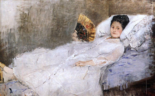  Berthe Morisot Portrait of Madame Hubbard - Canvas Print