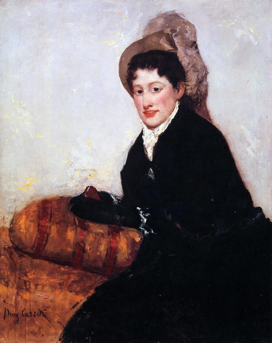  Mary Cassatt Portrait of Madame X Dressed for the Matinee - Canvas Print
