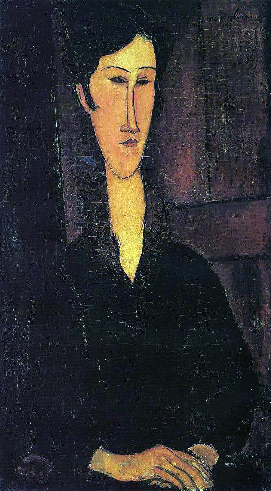  Amedeo Modigliani Portrait of Madame Zborowska - Canvas Print