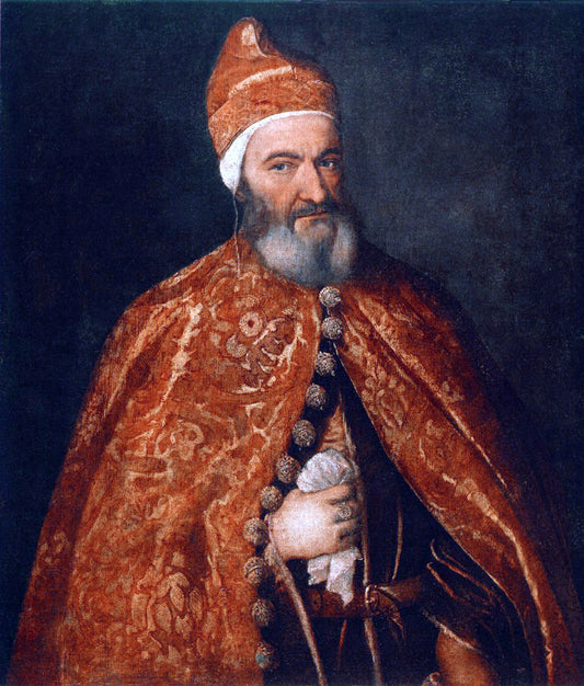  Titian Portrait of Marcantonio Trevisani - Canvas Print