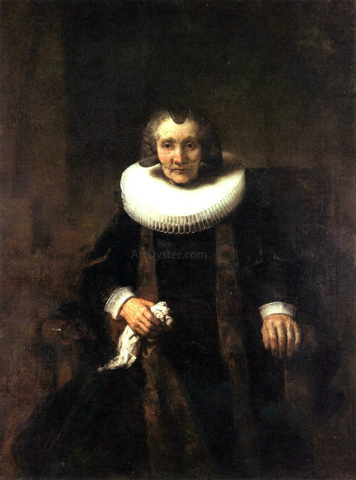  Rembrandt Van Rijn Portrait of Margherita de Geer, Wife of Jacob Trip - Canvas Print