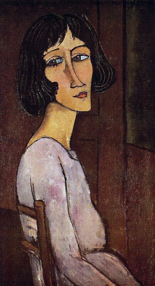  Amedeo Modigliani Portrait of Marguerite - Canvas Print