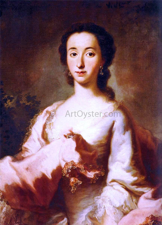  George De Marees Portrait of Maria Rosa Walburga von Soyer - Canvas Print