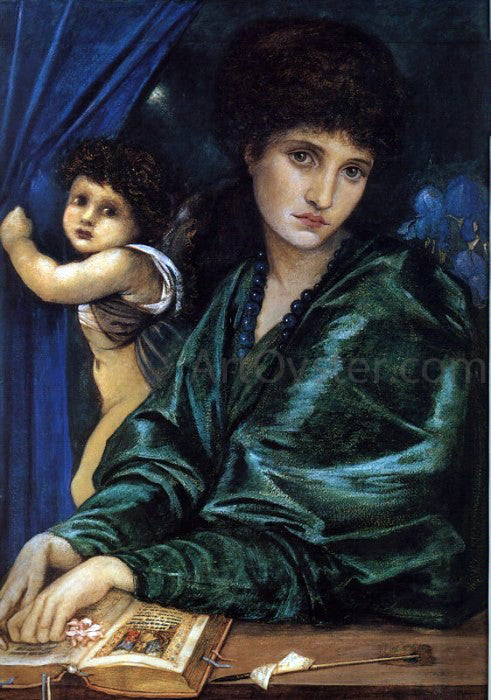  Sir Edward Burne-Jones Portrait of Maria Zambaco - Canvas Print