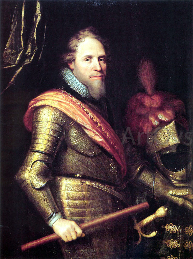  Michiel Jansz. Van Miereveld Portrait of Maurits, Prince of Orange-Nassau - Canvas Print