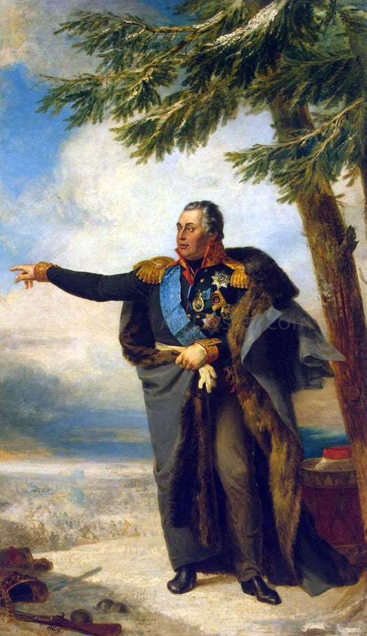  George Dawe Portrait of Mikhail Kutuzov - Canvas Print