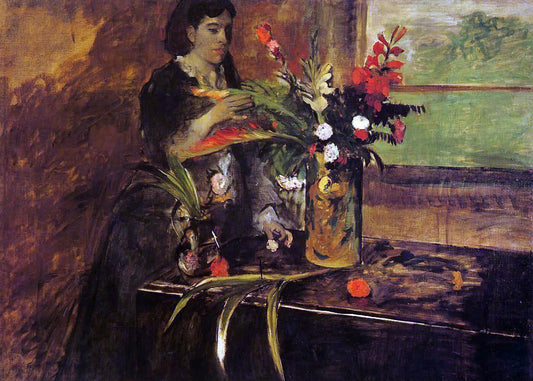  Edgar Degas Portrait of Mme. Rene De Gas, nee Estelle Musson - Canvas Print