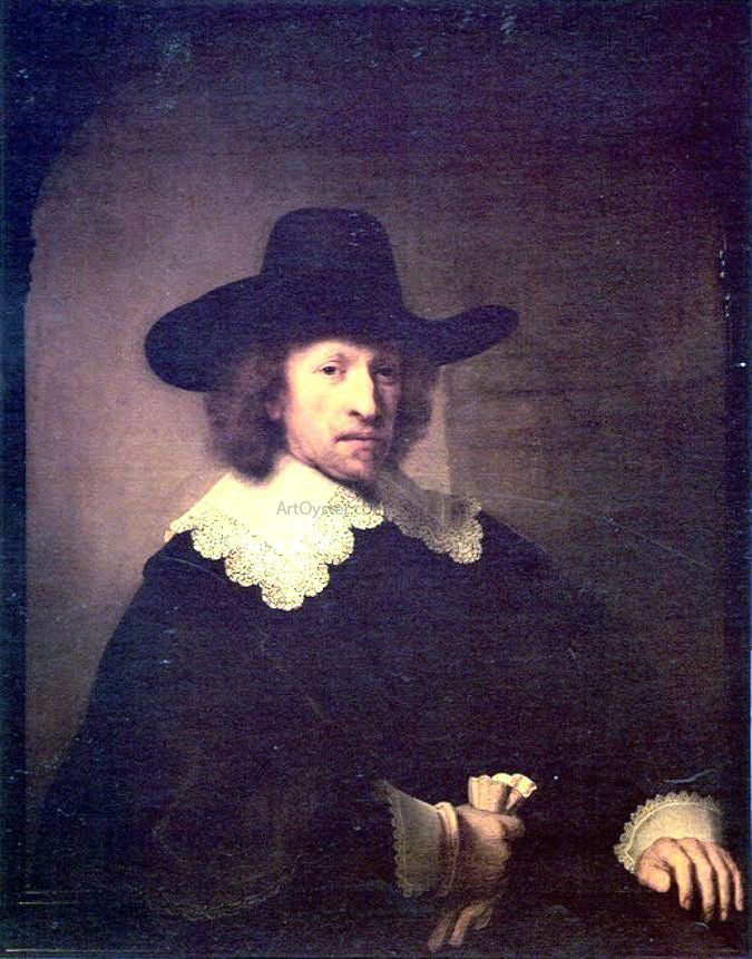  Rembrandt Van Rijn Portrait of Nicolaes van Bambeeck - Canvas Print