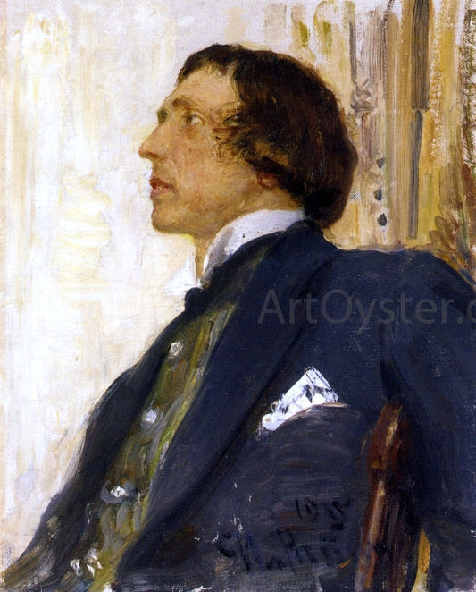  Ilia Efimovich Repin Portrait of Nikolai Evreinov - Canvas Print