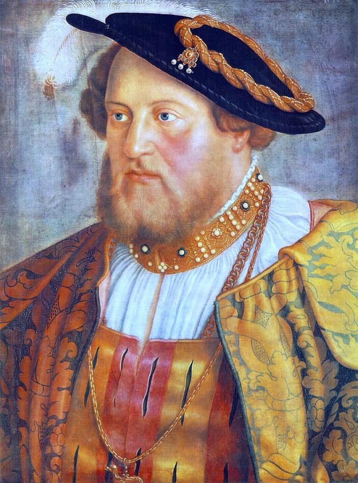  Barthel Beham Portrait of Ottheinrich, Prince of Pfalz - Canvas Print