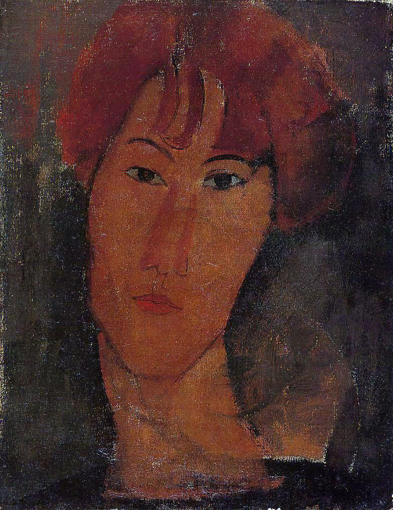  Amedeo Modigliani Portrait of Pardy - Canvas Print